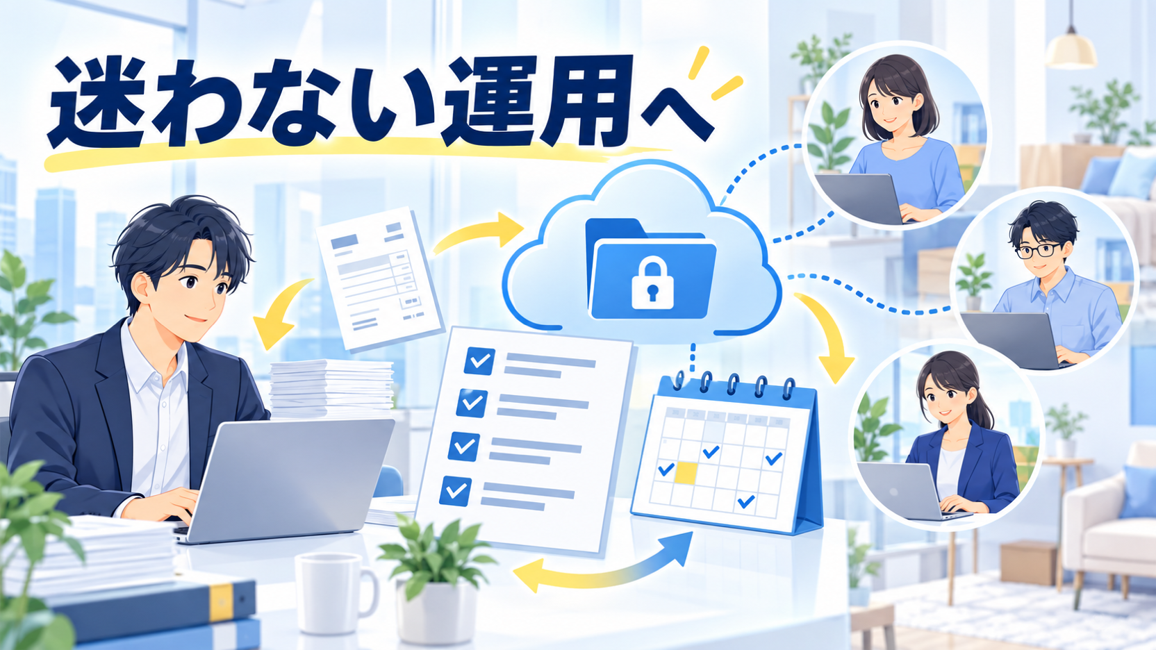 電子請求書の保存と確認を迷わず運用するリモート経理チーム